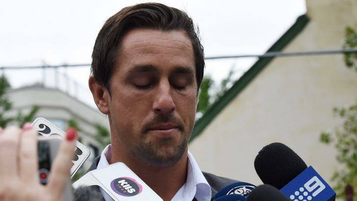 Contrite: Mitchell Pearce is in rehab in Thailand following his infamous Australia Day escapades. Photo: Kate Geraghty