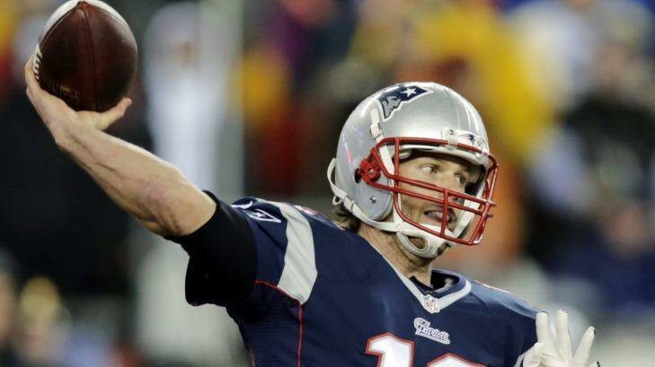 Pats man: quarterback Tom Brady will lead New England against Seattle. Photo: Charles Krupa