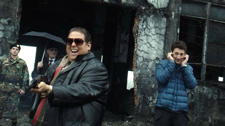 Jonah Hill as Efraim (left) and Miles Tiller as David in comedic drama <i>War Dogs</i>. Photo: Warner Bros Pictures