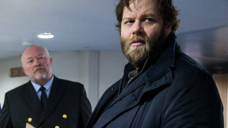 Andri (Olafurr Darri Olafsson), the local police chief in a tiny seaside town in Iceland that is the setting for <i>Trapped</i>. Photo: SBS