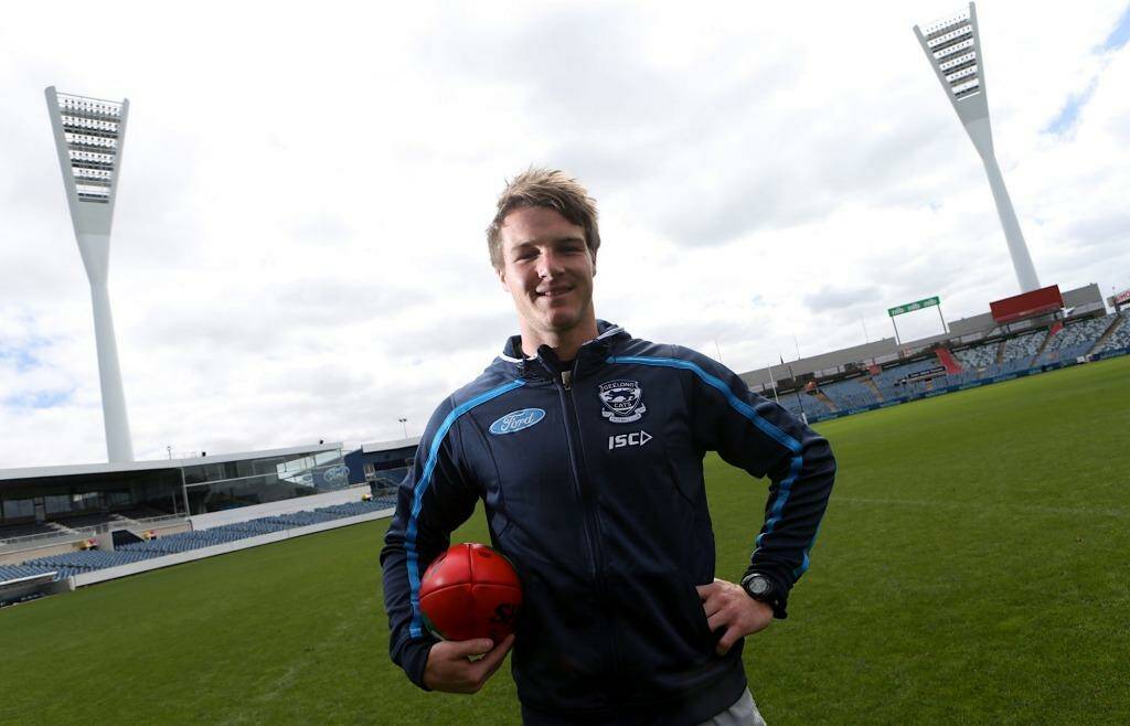 Geelong youngster Lincoln McCarthy. Photo: Pat Scala