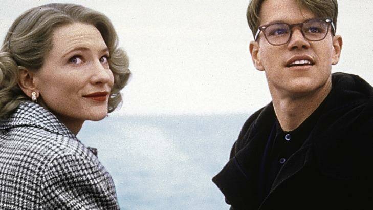 Cate Blanchett and Matt Damon star in The Talented Mr Ripley.