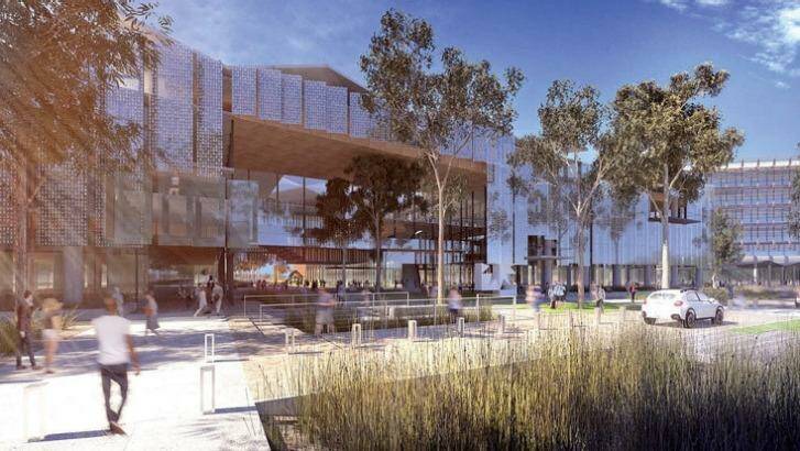 An artist impression of the university campus planned for Petrie. Photo: Supplied