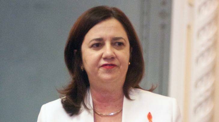 Premier Annastacia Palaszczuk has described new laws to be introduced on Tuesday. Photo: Robert Shakespeare