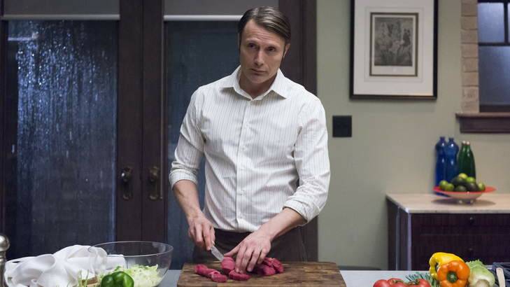 Mads Mikkelsen slices and dices in <i>Hannibal</i>. Photo: NBC
