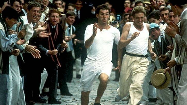 A scene from David Puttnam's film Chariots of Fire.