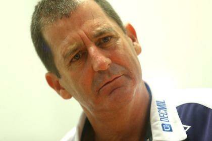 Ross Lyon in a serious mood this week. Photo: Pat Scala