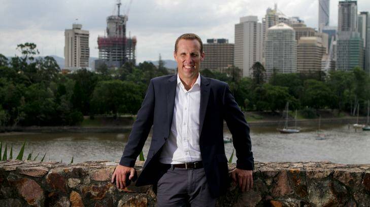 Labor Lord Mayoral hopeful Rod Harding poses for a portrait at Kangaroo Point. Photo: Michelle Smith