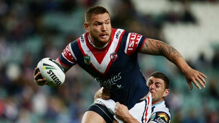 The Raiders have taken a contract offer for Roosters enforcer Jared Waerea-Hargreaves off the table.  Photo: Matt King 