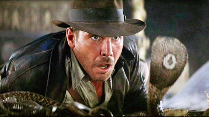 Snake handler Tom Crutchfield has revealed the secrets behind this shot where Indiana Jones faces a cobra in The Temple of Doom.