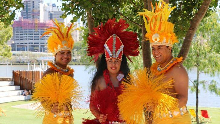 The Heilani Polynesian Dancers will dazzle with a colourful display of culture as part of official Australia Day celebrations at South Bank. Photo: Supplied