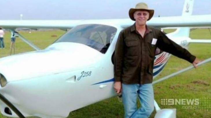 Authorities searching for pilot Rob Pavan in the area he crashed have found a body.  Photo: Nine News
