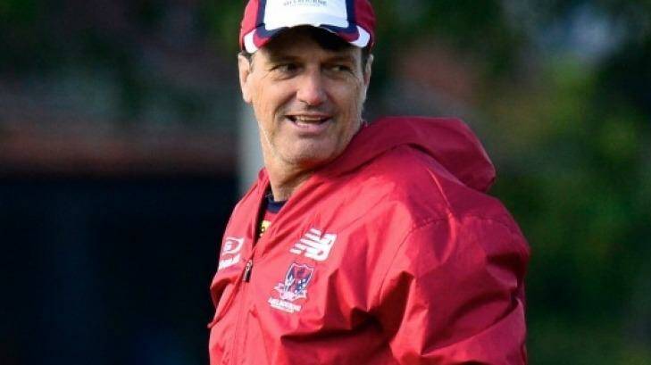 Melbourne coach Paul Roos. Photo: Justin McManus