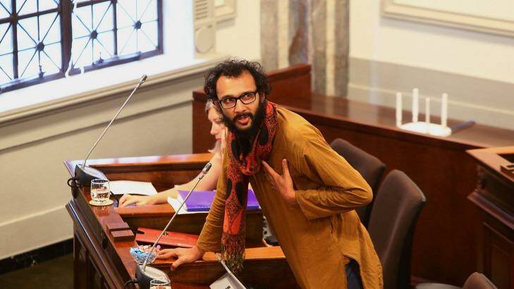 Greens Councillor Jonathan Sri has called for video recordings to be allowed in Brisbane City Council meetings. Photo: Lisa Maree Williams