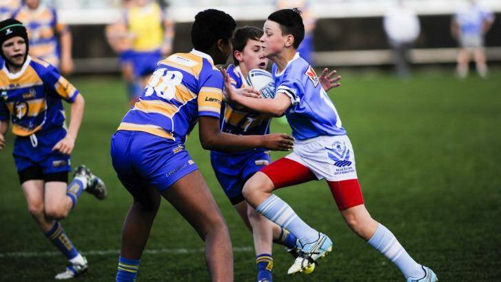 Junior rugby league players will face new concussion rules after a landmark protocol was released. Photo: Rohan Thomson