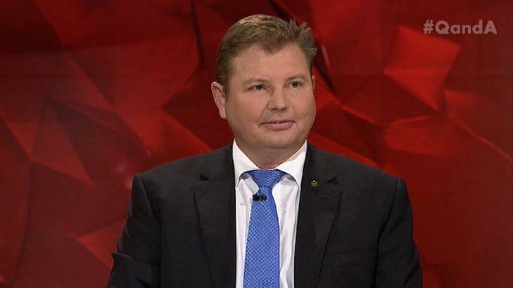 'I actually still feel crook in the guts' ... Liberal MP Craig Laundy was one of the panellists sickened by Four Corners' report on NT child detention abuse. Photo: ABC