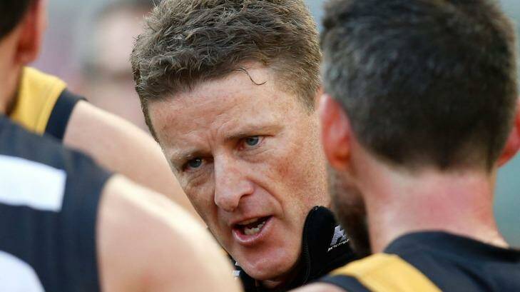 Richmond coach Damien Hardwick is set to receive a new contract early in 2016. Photo: AFL Media/Getty Images