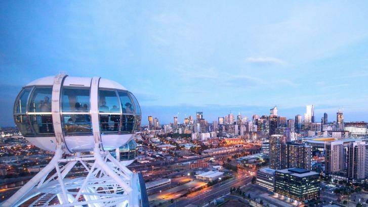 The 120-metre-tall wheel features 21 enclosed, airconditioned glass cabins that can hold up to 20 people each. 