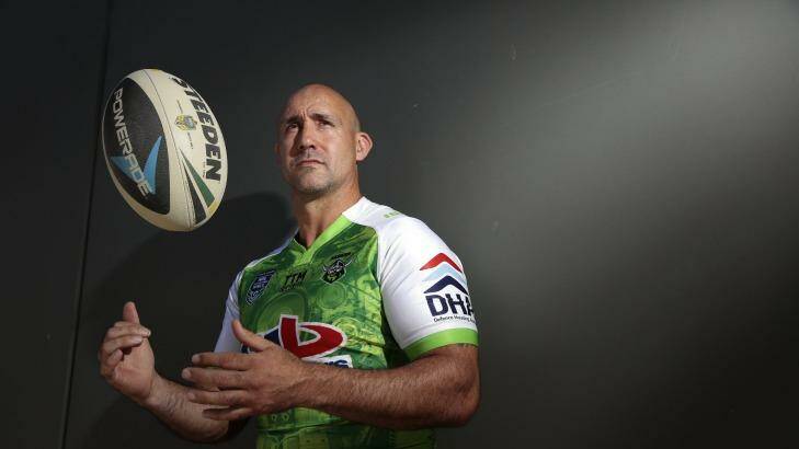 Legend returns: The most capped player in Raiders history, Jason Croker, will be in the club's Auckland Nines team. Photo: Jeffrey Chan