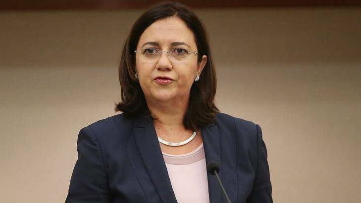 Premier Annastacia Palaszczuk. Photo: Supplied