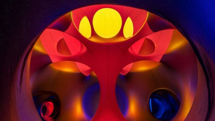 The extraordinary inflatable Exxopolis must be seen to be believed. Photo: Supplied