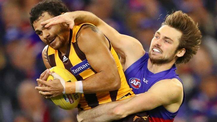 Joel Hamling in action against Hawthorn earlier in the finals. Photo: AFL Media/Getty Images
