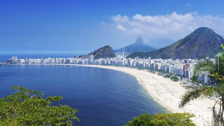 Copacabana beach in Rio de Janeiro. The Marvelous City takes its moniker from a famous 1935 song.
 Photo: Supplied