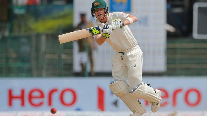 Smith's ton helped him pass 4000 Test runs, the youngest Australian to reach the mark. Photo: Eranga Jayawardena
