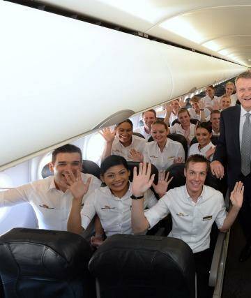 The Tigerair team, or part of it. They're now flying Brisbane-Darwin.