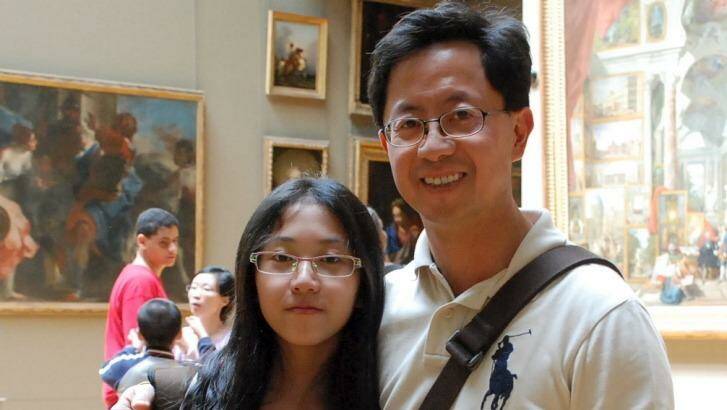 Matthew Ng with his daughter Isabella in London 2010. Isabella died while her father was in jail.
