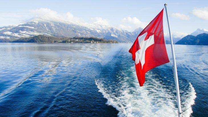 Looking back to Mount Rigi while cruising Lake Lucerne. Photo: iStock