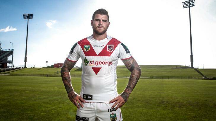 Back to the back: Dragons star Josh Dugan will return to the No.1 jersey this season. Photo: Adam McLean