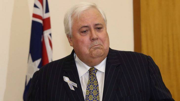 Federal Fairfax MP Clive Palmer believes his party is being unjustly treated by the ECQ. Photo: Andrew Meares