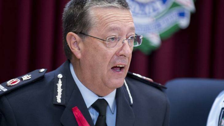 Queensland Police Commissioner Ian Stewart. Photo: Harrison Saragossi