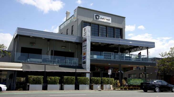 The Chalk Hotel at Woolloongabba has gone into receivership. Photo: Michelle Smith