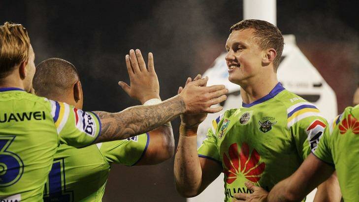 Canberra Raiders fullback Jack Wighton has extended his contract with the NRL club. Photo: Stefan Postles