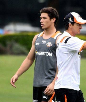 Facing a familair foe: Wests Tigers coach Jason Taylor will square off against a former club. Photo: Ben Rushton