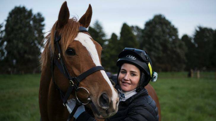 Michelle Payne was hoping she would get a late call-up to ride on Tuesday. Photo: Josh Robenstone