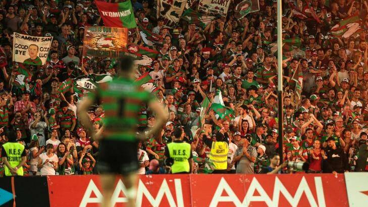 South Sydney offer fans the means to gain entry onto their board. Photo: Christopher Chan