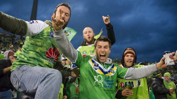 Are you as excited about the Raiders' 2017 draw as these guys? Photo: Jay Cronan