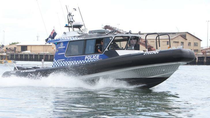 Water police along with other search and rescue aircraft spent Friday evening and Saturday morning searching for a missing catamaran with three on board. Photo: Queensland Police Service