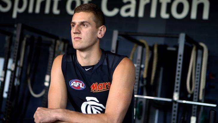 Under this potential new system the Blues might have gained Liam Jones without a trade for nothing and had a better draft position. Photo: Angela Wylie
