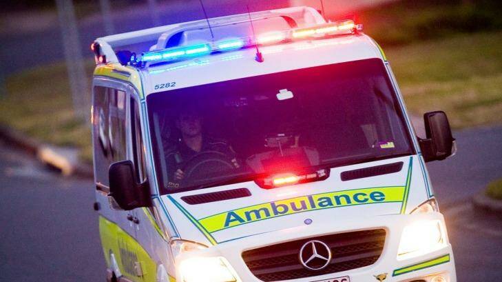Paramedics took the 45-year-old Wynnum West man to hospital on June 17. Photo: Supplied