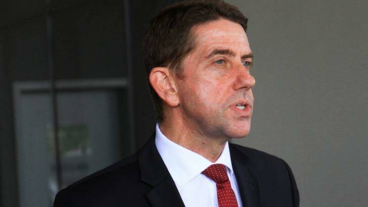 Health Minister Cameron Dick has announced new measures to tackle violence against health workers. Photo: Jorge Branco