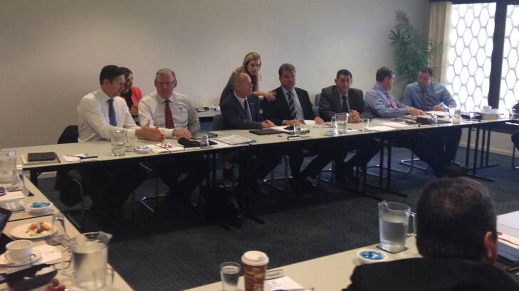 The Newman Government takes community cabinet to Bundaberg. Photo: Amy Remeikis