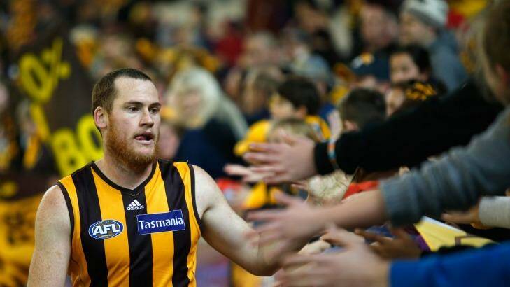 Fan-favourite Roughead is playing active roles around the club. Photo: Darrian Traynor