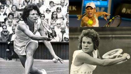 Billie Jean King, Caroline Wozniacki and Evonne Goolagong-Cawley - just three of the dozens of sporting greats supporting the Wendy Turnbull Green