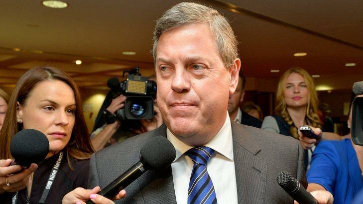Opposition Leader Tim Nicholls says preference deals were a matter for the LNP state executive. Photo: Bradley Kanaris