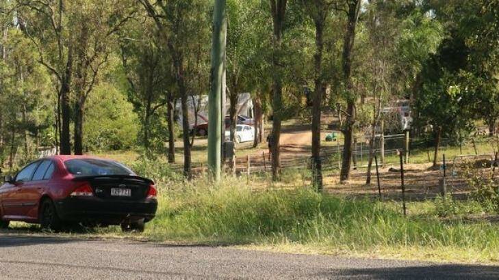 A property on Blokland St, Hatton Vale where a two-year-old boy named Caiden drowned in a dam. Photo: Garry Worrall/The Chronicle
