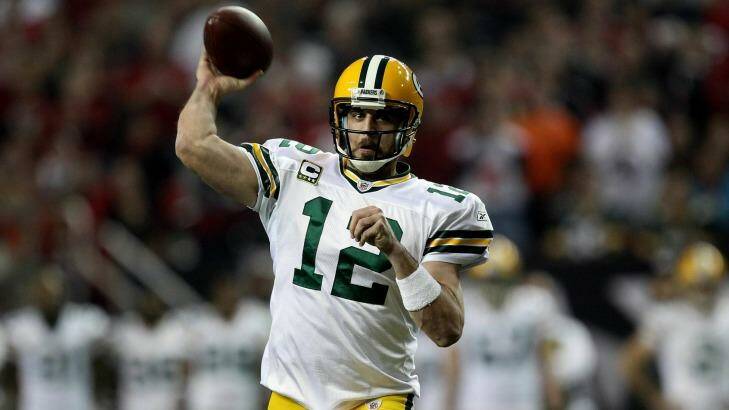 MVP: Aaron Rodgers passes to a receiver for the Green Bay Packers.
Photo by Streeter Lecka
Getty Images Photo: Streeter Lecka